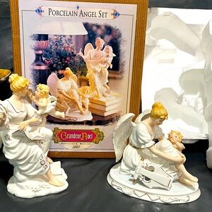 PORCELIAN SNGEL SET never used